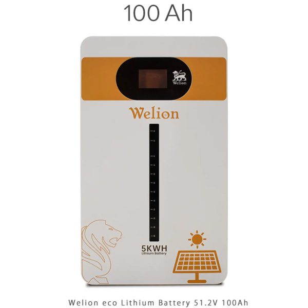 باتری 100 آمپر ساعت لیتیومی 51.2 ولت برند Welion eco